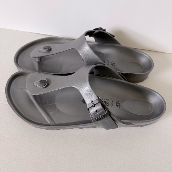 Birkenstock Gizeh Thong Flip Flop Sandals Men Size 11 Gray Unisex Summer Beach - Picture 1 of 11